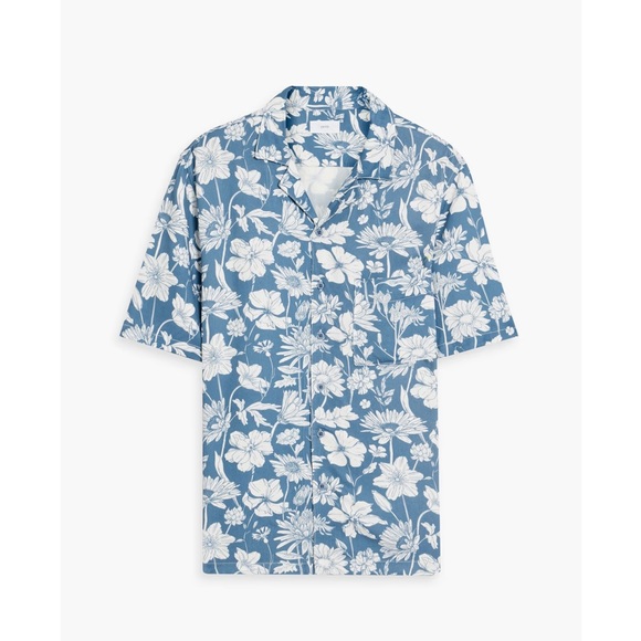 BNWT Onia floral pattern button up shirt XL - Picture 2 of 7